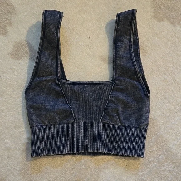 Free People Good Karma Square Neck SportsBra FP Movement Bra Top XS/S 🆕 - Picture 2 of 8